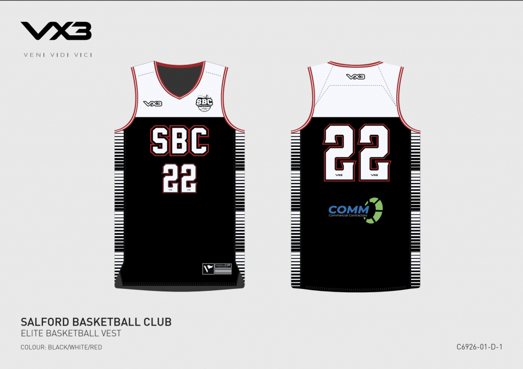 Comm Commercial Contractors Proud to Sponsor Salford Basketball for 2025-26 Season